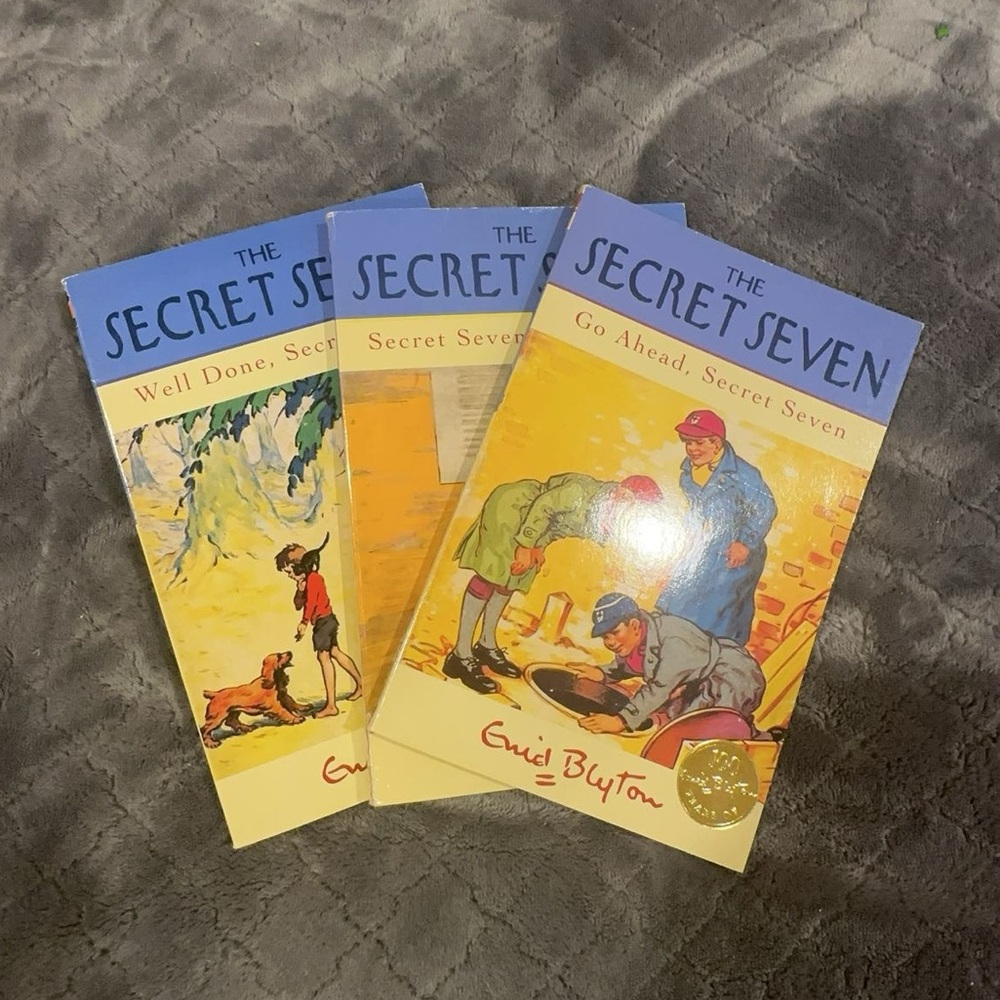 BOOKS: “the secret seven” book bundle!!